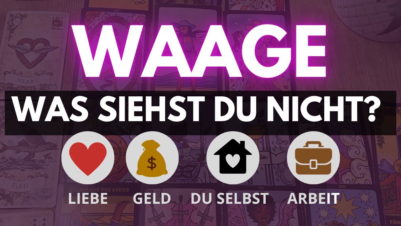 Waage: Diese Eingebung trifft dich völlig unerwartet – und sie stimmt! | Lenormand Tarot Kartenlegen