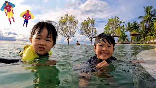 Ke Pantai Main Layangan & Berenang | Liburan Seru ke Pantai Anyer