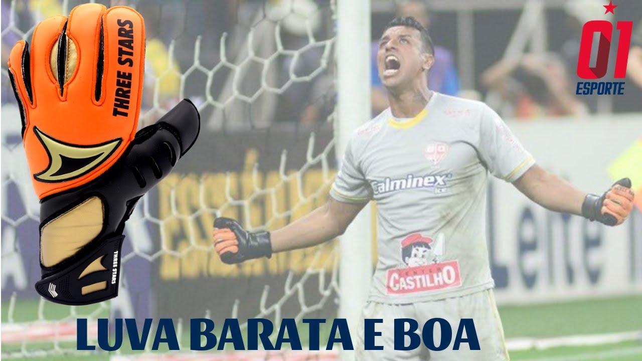 A Luva de Goleiro PROFISSIONAL mais USADA e BARATA – Analise Three ...