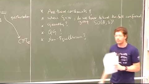 Zohar Komargodski - Aspects of RG flows, part 1