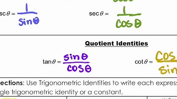 Trig Identities Day 1