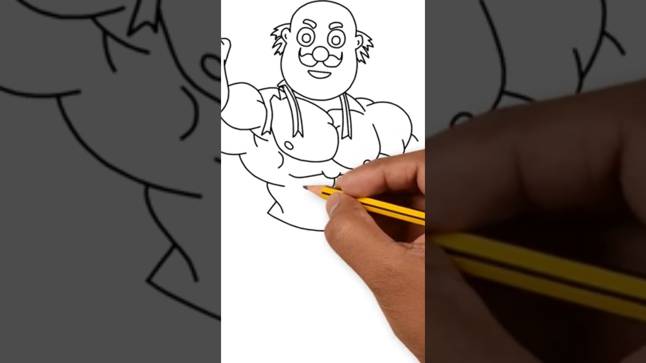 motupatlu Motu bodybuilder | motu six pack drawing 