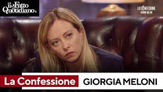 Dalla politica al rapporto col padre, così Giorgia Meloni si raccontava a La Confessione di Gomez