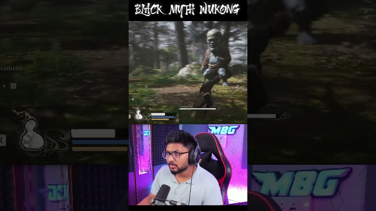 Gundu Boss Fight - Black Myth Wukong In Telugu 🔥 #shorts #blackmythwukong #mbg #munnabhaigaming