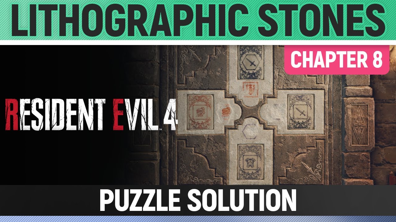 Lithograph Puzzle Guide in Resident Evil 4 Remake - Chapter 8 - Walkthrough, Resident Evil 4 Remake