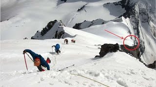 Climbers were Speechless when they saw who was Coming at them at an altitude of 3000 meters!