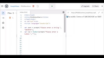 Middle Characters Demo