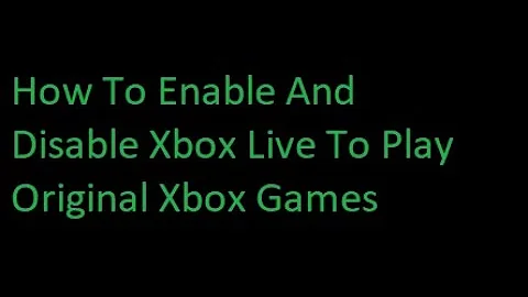 (Xbox 360) How To Enable And Disable Original Xbox Compatibilty (RGH/Jtag)