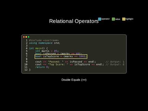 cpp 008 arithmetic relational operators