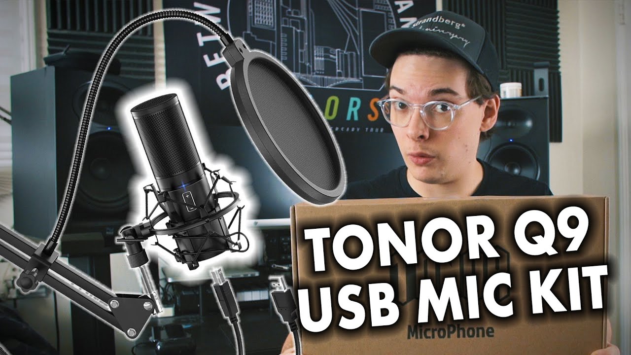 Budget USB Microphone Kit Tonor Q9 Review YouTube