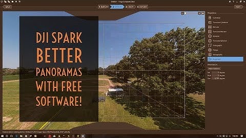 Video Drone - DJI Spark Create Better Panoramas With Free Software!