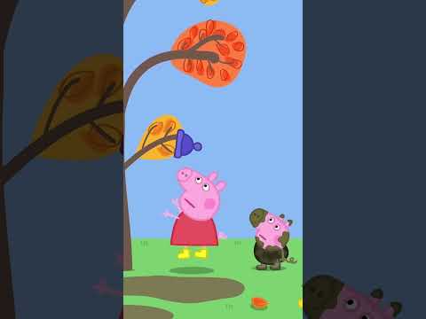 George's Hat Got Stuck On The Tree! #shorts #peppapig