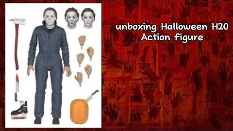 Unboxing Neca horror H20 Michael myers action figure