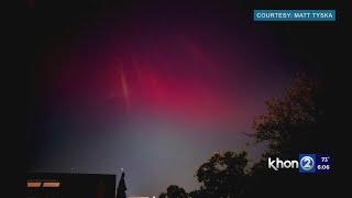 Northern lights seen in Hawaii! First time in over a century