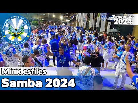 Arranco 2024 ao vivo | Minidesfile na Cidade do Samba #MDSO24