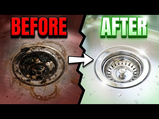 Sink Drain Cleaning Hacks Without Chemicals - YouTube