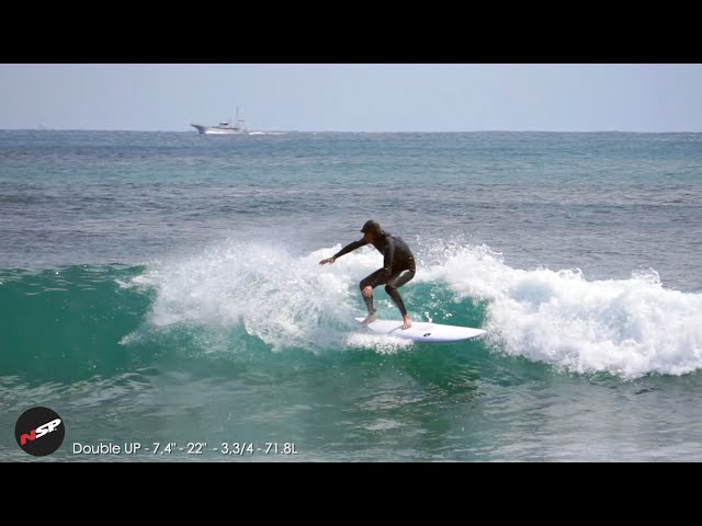 NSP - Double UP Surf Board Model - YouTube