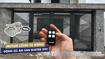 CỔNG TỰ ĐỘNG 4 CÁNH HIỆN ĐẠI - MOTOR ÂM SÀN 24V/600KG | Ruster Việt Nam