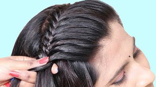 Glamorous open hairstyle for Karwa Chauth | Puff hairstyle | Front fishtail braid | New hairstyle by PlayEven Fashions 2,628 views 5 days ago 12 minutes, 23 seconds