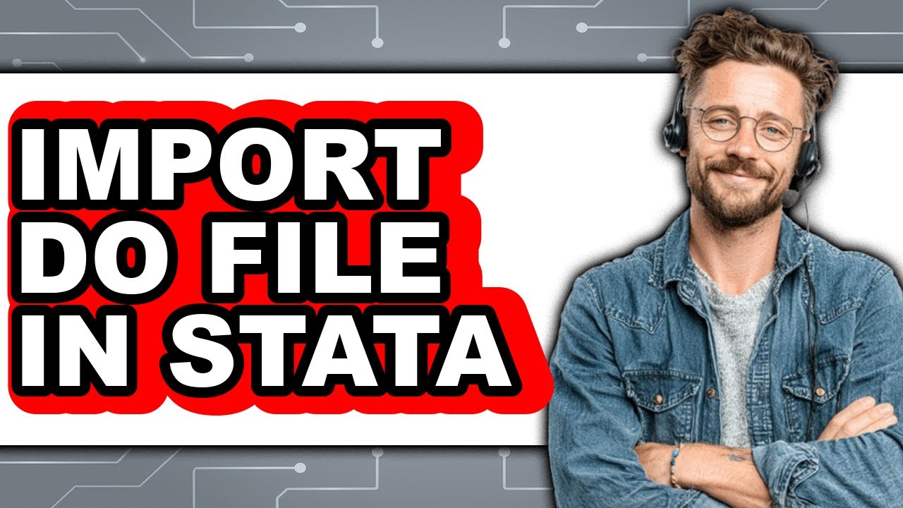 How to Import Do File in Stata (UPDATED) - YouTube