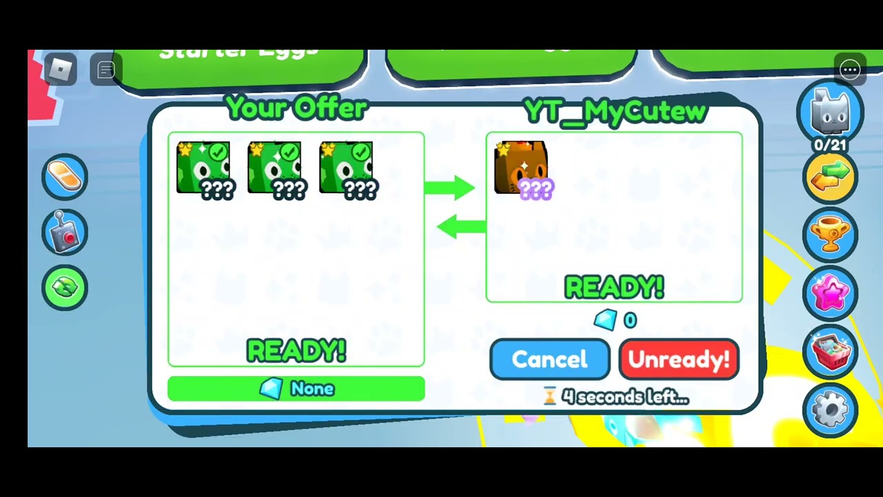 I traded 3 huge dragons for rainbow huge festive cat win or lose?