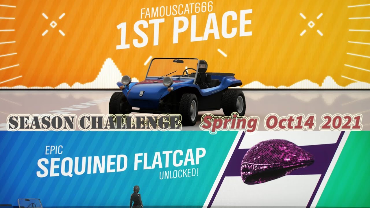 Forza Horizon 4 - How to win Sequined Flatcap on Spring Season Event | Xbox one gameplay