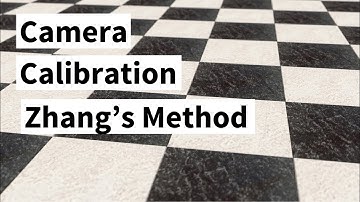 Camera Calibration using Zhang