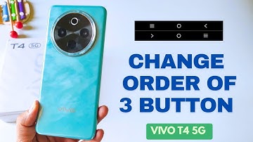 Vivo T4 5G Back Button Settings / Back Button Change / Gesture Navigation