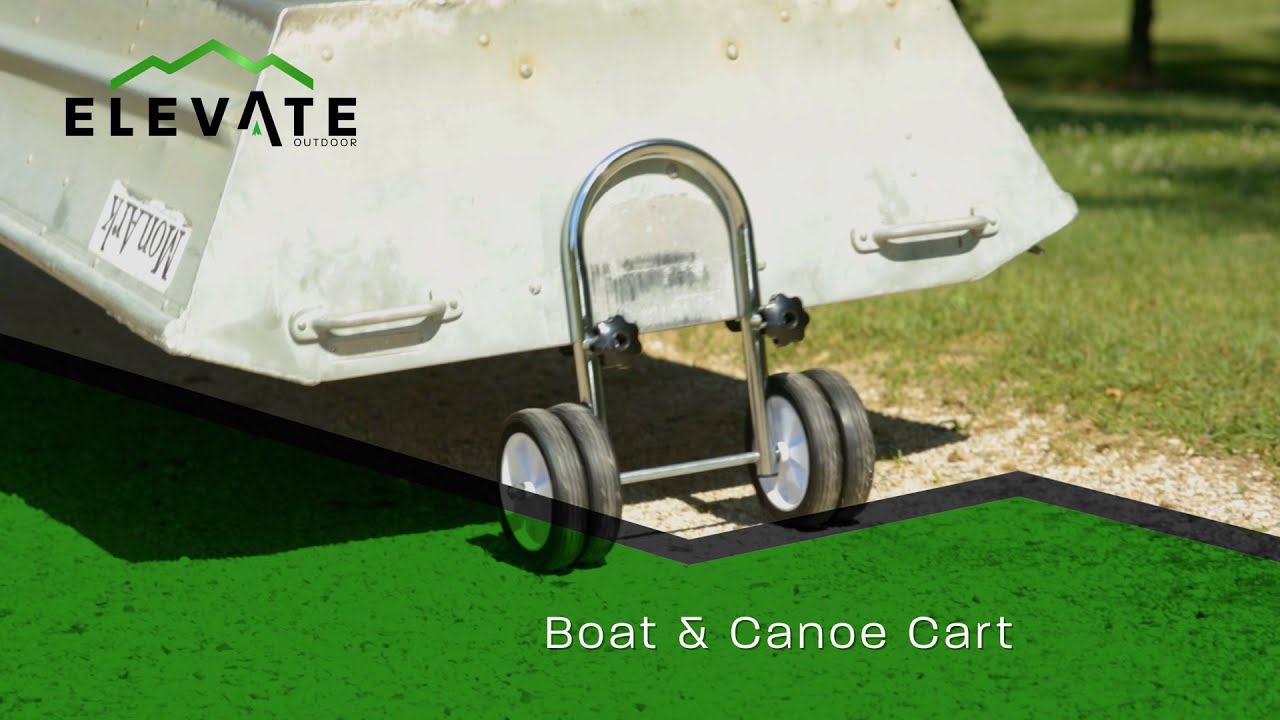 Elevate Boat &amp; Canoe Cart - YouTube