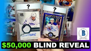 MASSIVELY CONTROVERSIAL $50,000+ Beckett Grading Blind Reveal - THE BIGGEST CARDS I OWN! screenshot 1