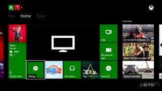 We show you some of the tv options on your xbox one and how to set
them up home console.