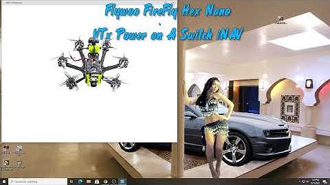 VTx Power on a Switch iNAV Flywoo Firefly Hex Nano