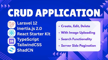 Build a Fullstack CRUD App with Laravel 12, InertiaJS 2.0 & React | Image Upload, Search, Pagination