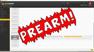 Tutorial: Betaflight Prearm