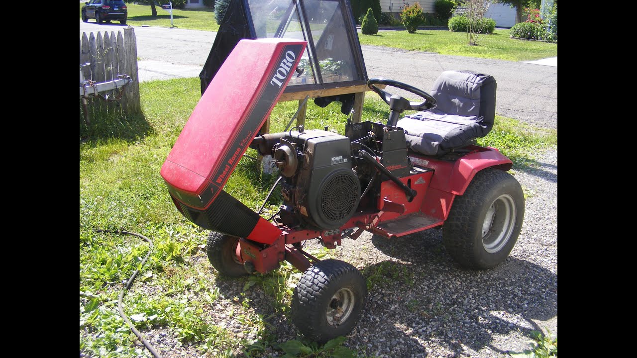 WILL IT RUN? WHEELHORSE 312-8 CLASSIC GARDEN TRACTOR PART 2
