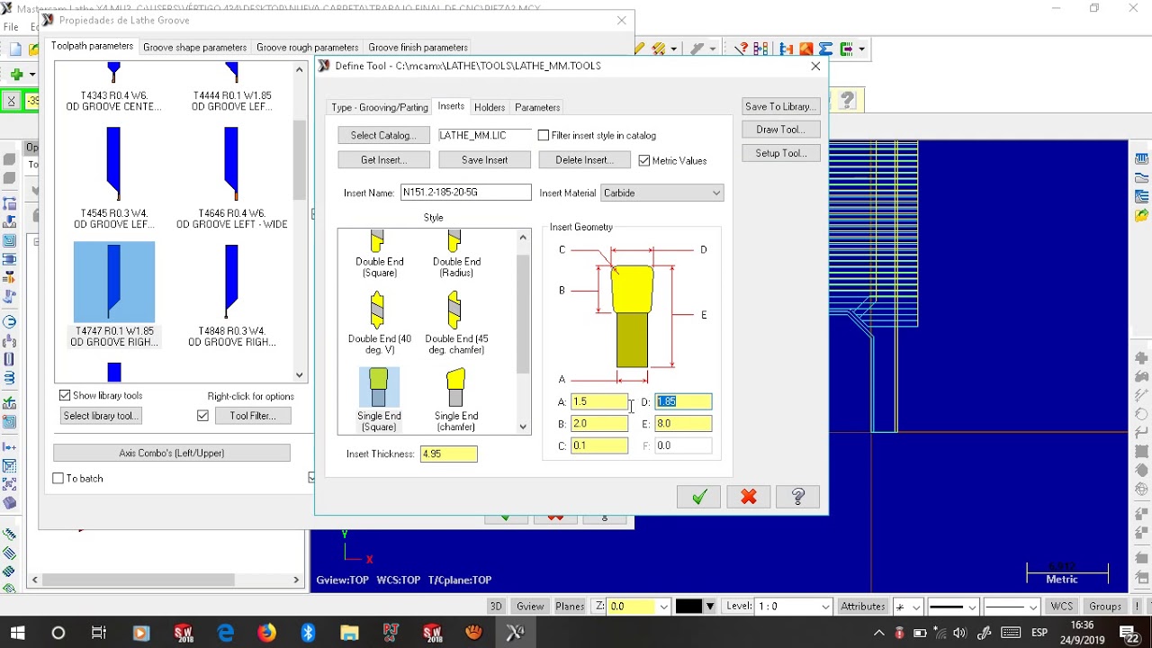 Como generar los códigos G en MASTERCAM X4 Parte 1 - YouTube