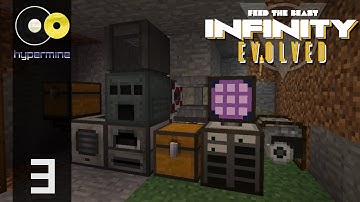 Minecraft Hypermine FTB: Infinity Evolved  | Basic AE2 Setup | E03
