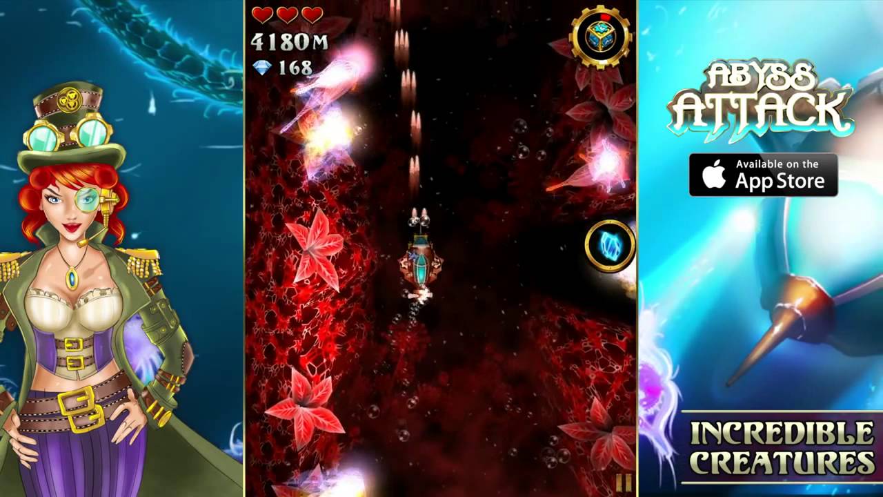 Abyss Attack — трейлер к выходу в App Store - YouTube