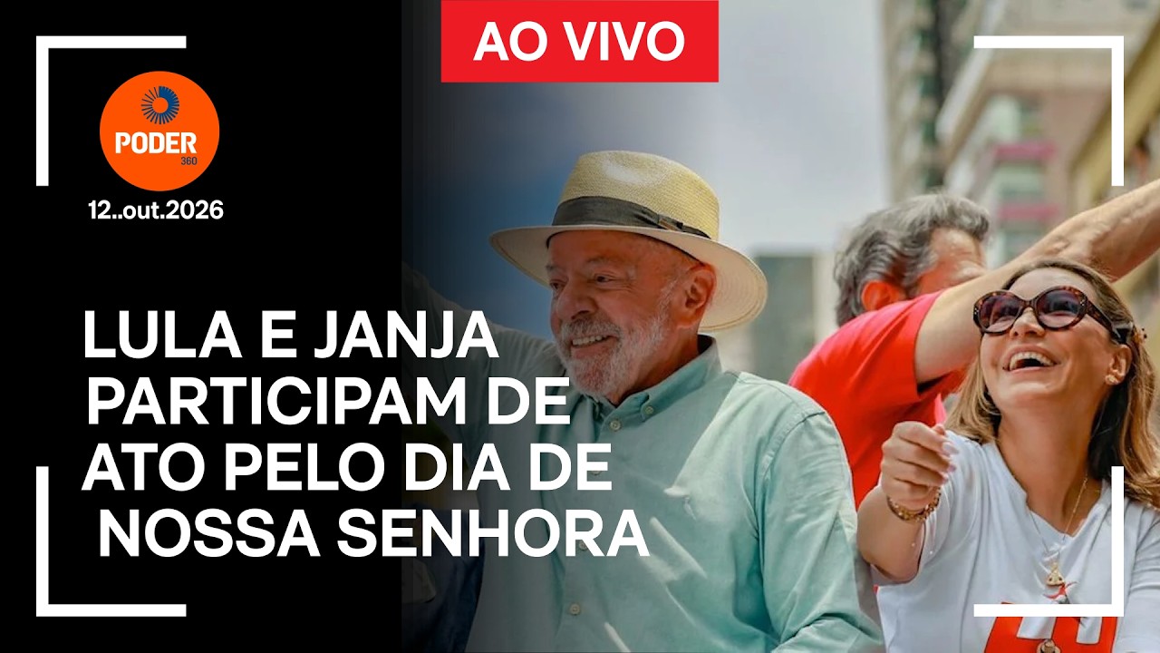 Ao vivo: Lula e Janja participam de ato pelo Dia de Nossa Senhora