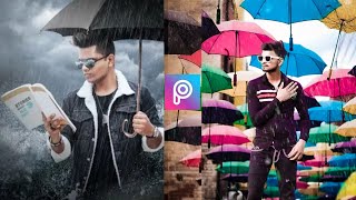 Rain photo editing in \\ barish photo editing rain photo editing PicsArt tutorial video screenshot 5