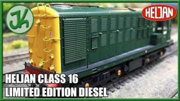 Heljan Limited Edition Class 16 Diesel in BR Green With Full Yellow Ends - Unboxing and Review