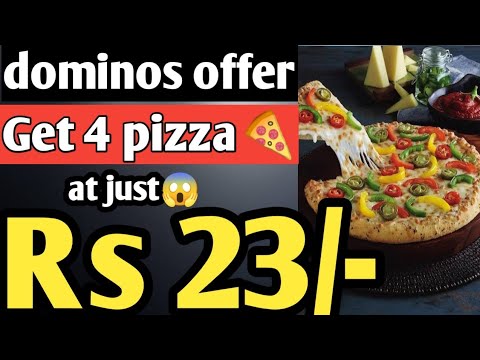 4 dominos pizza in ₹23🍕🔥| Domino's pizza offer | swuggy loot offer by india waale | dominos coupons