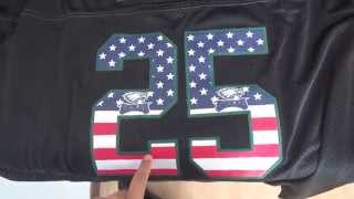 Nike Philadelphia Eagles #25 LeSean McCoy USA Flag jersey