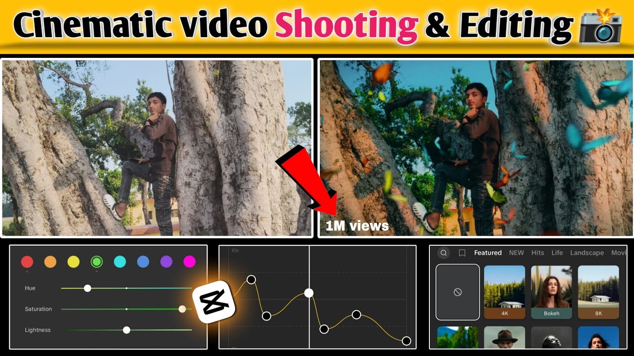 How To Create Cinematic Video 📷| Capcut Se Video Editing Kaise Karel Video Editing 👌|