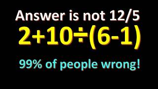 99% Fail This Simple-Looking Math Puzzle!