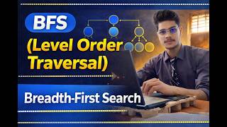 BFS (Level Oder Traversal) #BFS#LevelOrderTraversal#BinaryTree#DataStructures#Algorithms#DSA