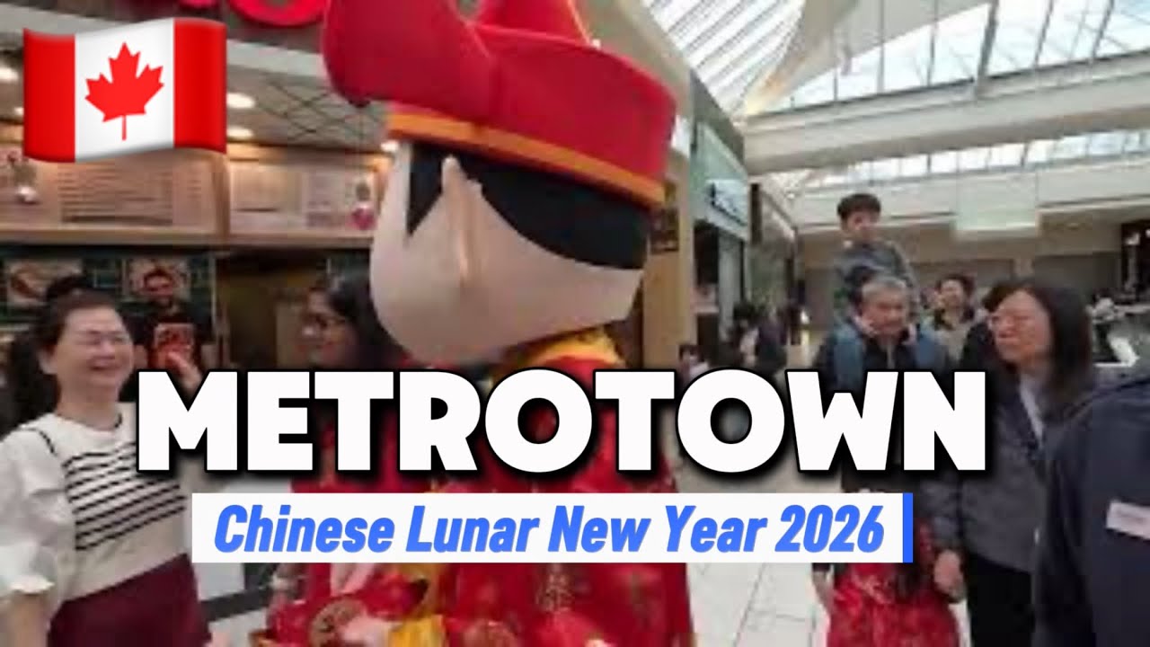 METROTOWN Celebrates CHINESE Lunar New Year 🧧 2026 with Amazing Lion Dance Performance 