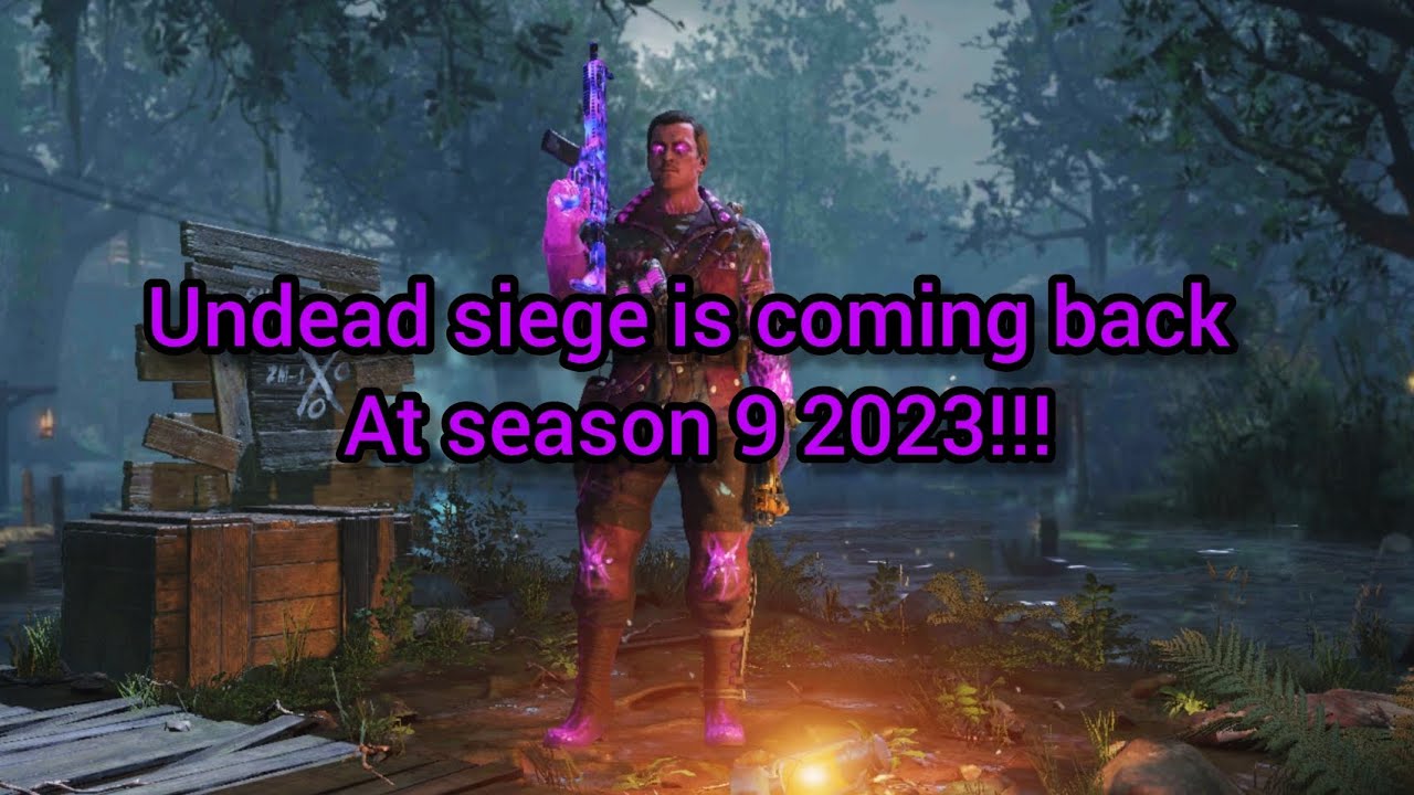 NEW Undead siege is coming back At season 9 2023 cod mobile!!! 