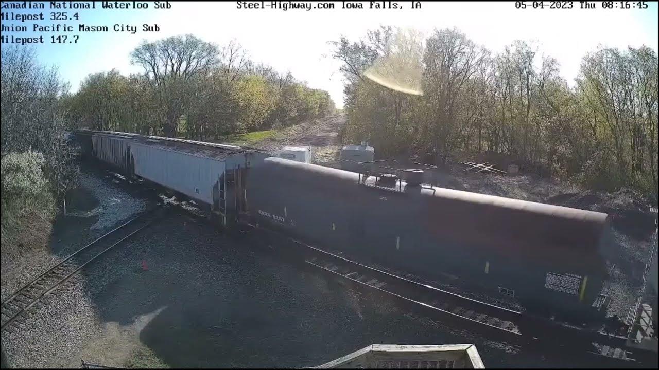 UP 1989 Leading NB Manifest at Iowa Falls and Manly, IA on May 4, 2023 YouTube