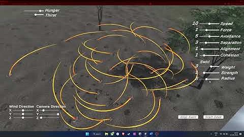 Sky Vibe: An Immersive Bird Flocking Simulation in Unity